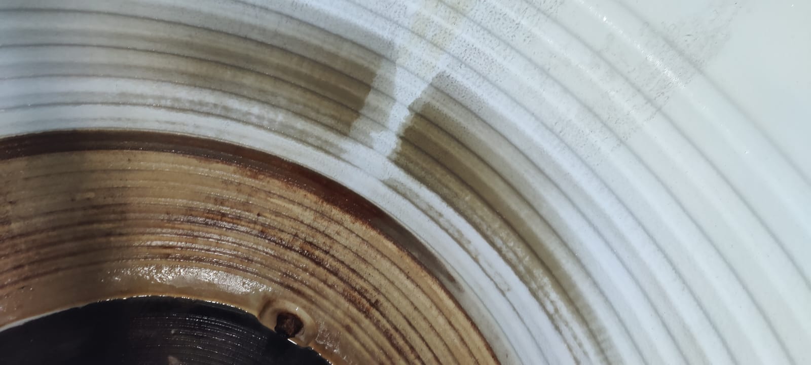 Before - horizontal cleaning