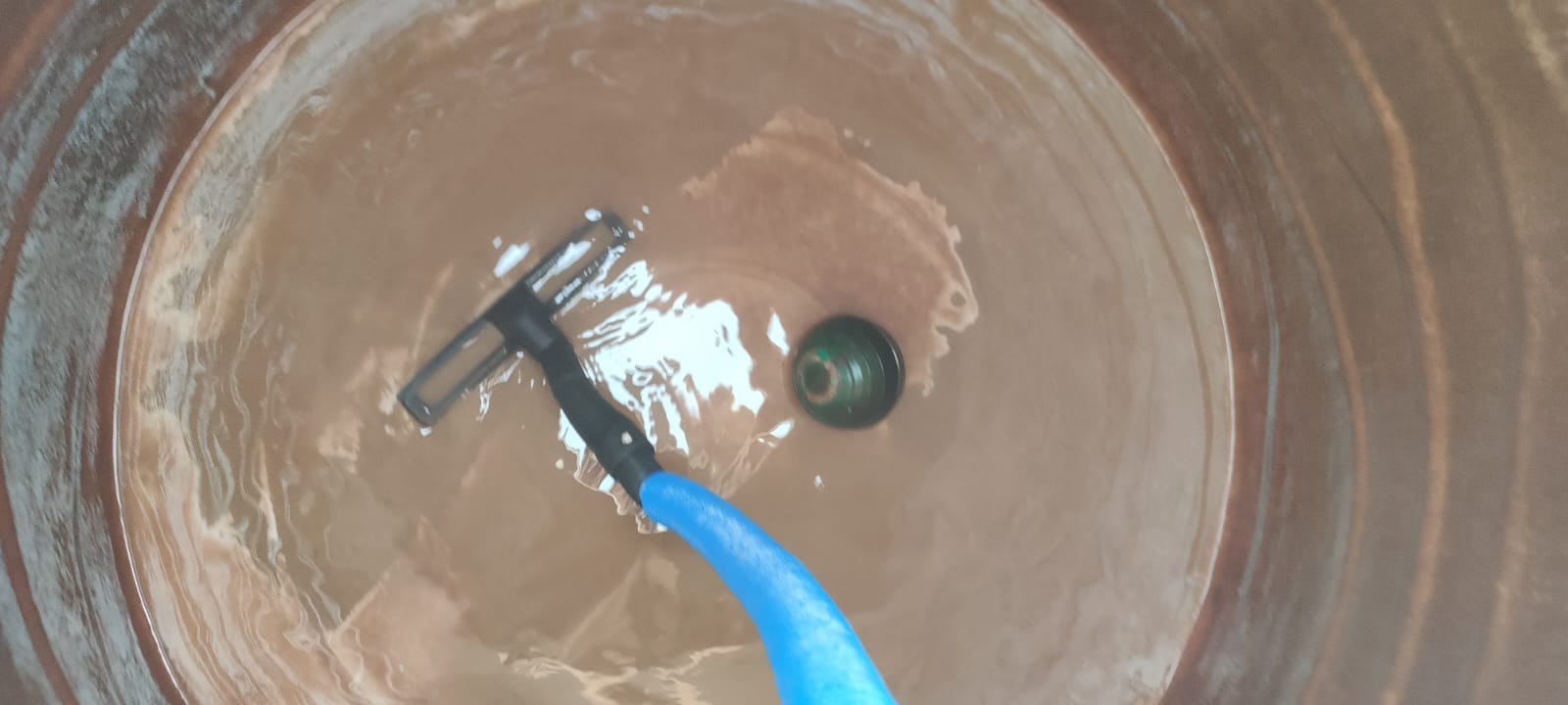 Before - horizontal cleaning