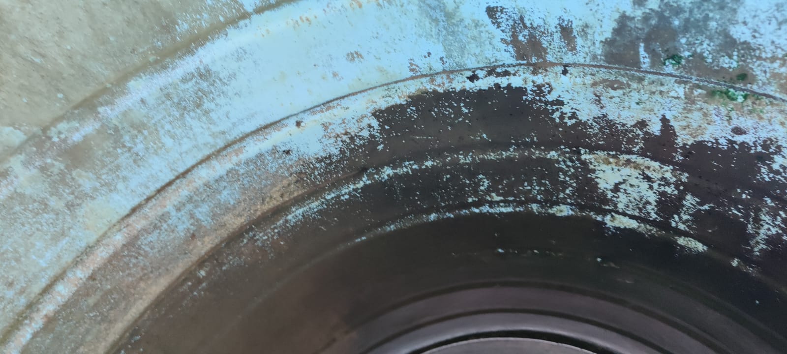 Before - horizontal cleaning